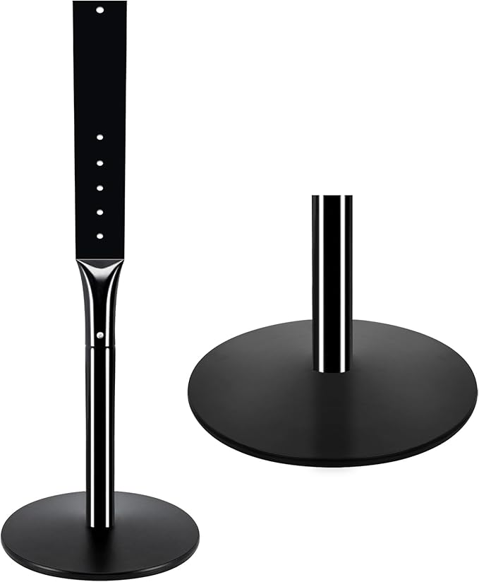 VAIIGO Heavy Duty Parking Sign Post Stand 49", 20lbs Cast Iron Base Sign Post for Outside Sign Holder, Yard Sign Stand, Street Sign Post, Black