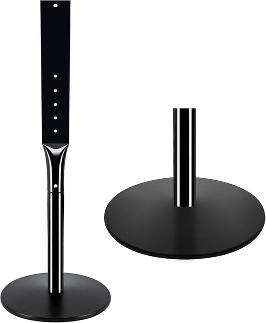 VAIIGO Heavy Duty Parking Sign Post Stand 49", 20lbs Cast Iron Base Sign Post for Outside Sign Holder, Yard Sign Stand, Street Sign Post, Black