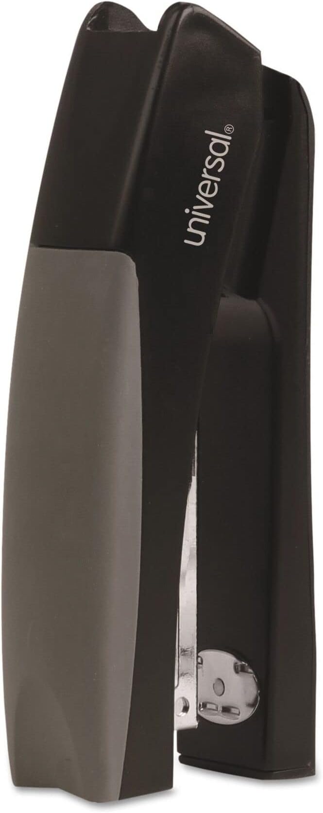 Universal 43148 Stand-up Full Strip Stapler, 20-Sheet Capacity, Black/Gray