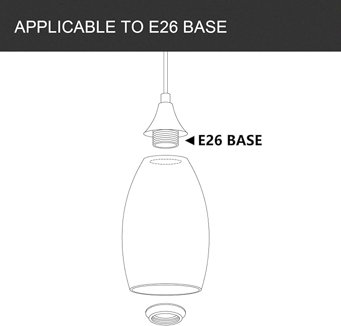 Fixture Replacement Globe Shade,Lampshade for E26 Base 1-5/8 Inch Fitter, Color Art Glass Oval Lampshade Cover for Pendant Kitchen Wall Sconce Chandelier Vanity Light (1, Agate Blue)