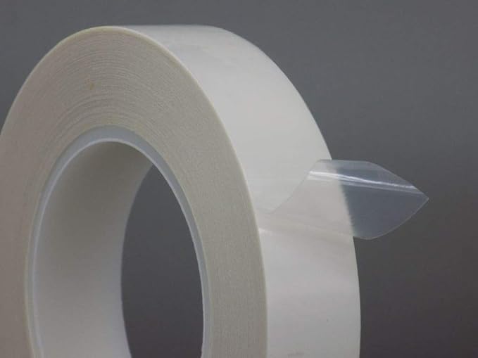 WOD SPT7A UHMW Polyethylene Transparent Film Slick Tape, 3/4 inch x 36 yd. Aggressive Adhesive - Ideal For Squeak Reduction, Drawers, and Bearings
