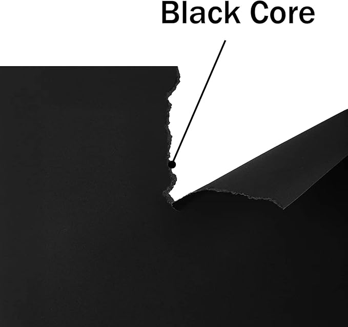 100 Sheets Black Cardstock 11x17 Thick Paper, Goefun 80lb Heavyweight Legal Printer Paper for Halloween, Arts, Crafts, Ledger, Tabloid, Posters