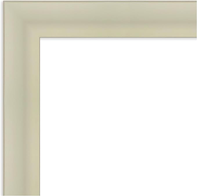 Amanti Art Silver Framed Magnetic Board 25x53 Oversize Vision Board for use with Magnets, 100% Metal Sheet to Display Items as Office Decor or for Home Organization in mudroom, Kitchen or Kids Room
