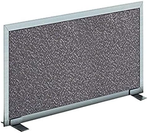 OBEX Acoustical Free Standing Privacy Screen, Cubicle Accessories Desk Privacy Panel, Desk Dividers for Office, Office Furniture Partitions Portable Sound Proof Dividers, 12" x 72", Graphite