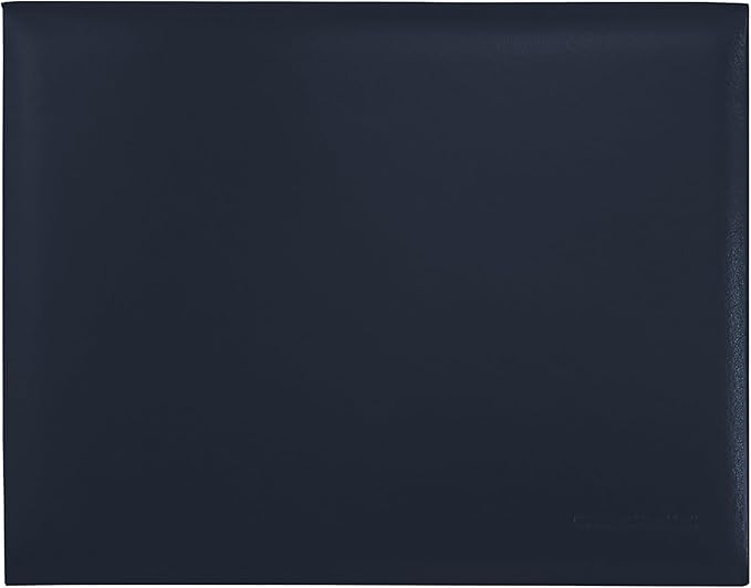 GraduationMall 8.5"x11" Smooth Padded Diploma Cover Certificate Holder Darkblue,2-Packs