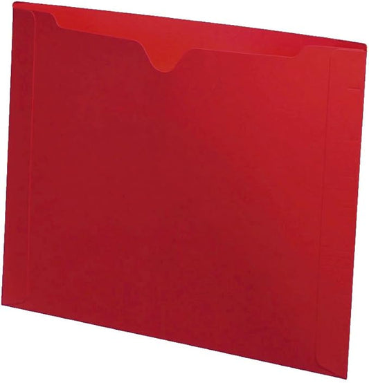 Ecom Folders Red Dental File Folder, Standard Duty, Letter Size, 50 Count