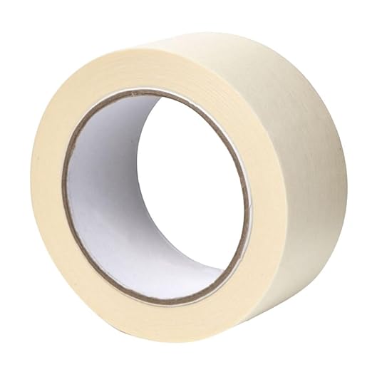 GTSE Masking Tape, Bulk Contractors Pack, 2 inches x 55 Yards (164 ft), Multi-Surface Adhesive Painting Tape, 48 Rolls, Full Carton