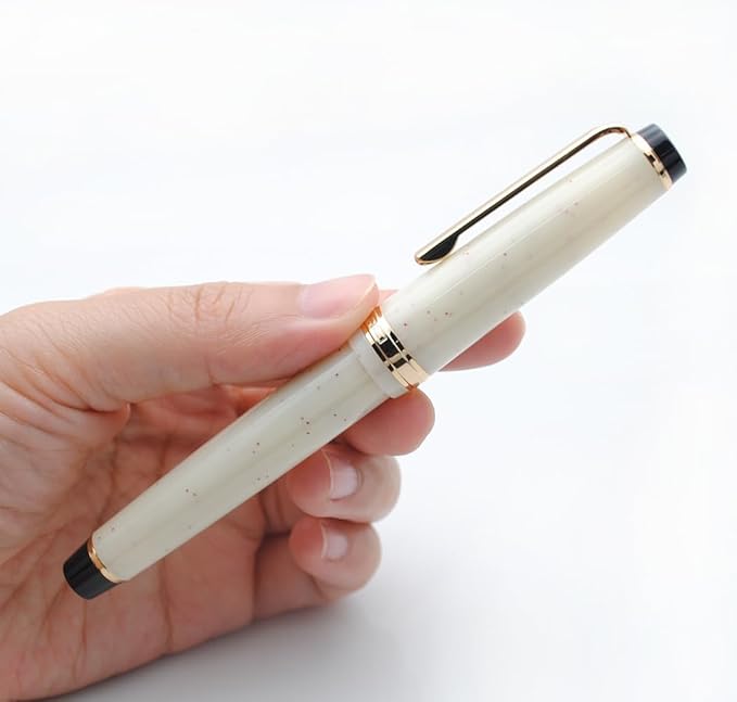 JINHAO 82 Fountain Pen (Fluorescent White,Fine Nib 0.5mm)