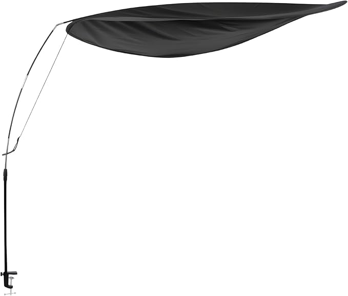 Adjustable Office Cubicle & Desk Shade – 55" Extra-Large Oval Design for Wider Coverage, Blocks Light and Distractions, Creates a Private and Comfortable Workspace