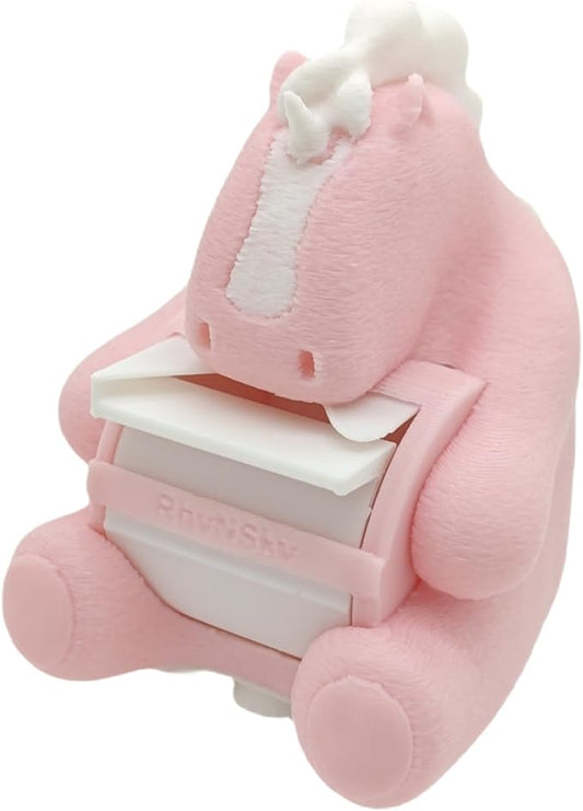 RhyNSky Unicorn_Animal Stamp Roll Holder for Roll Stamps Postage Stamp Dispenser for Home Office, No Stamps, 1.18" Core, C01