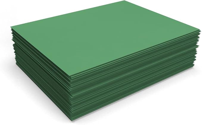 LUXPaper 8.5" x 11" Paper | Letter Size | Holiday Green | 80lb. Text | 50 Qty
