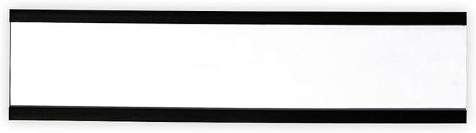 SmartSign Magnetic 'C' Channel Label Holders for Metal Racks and Shelves | 1" x 4" Pack of 25