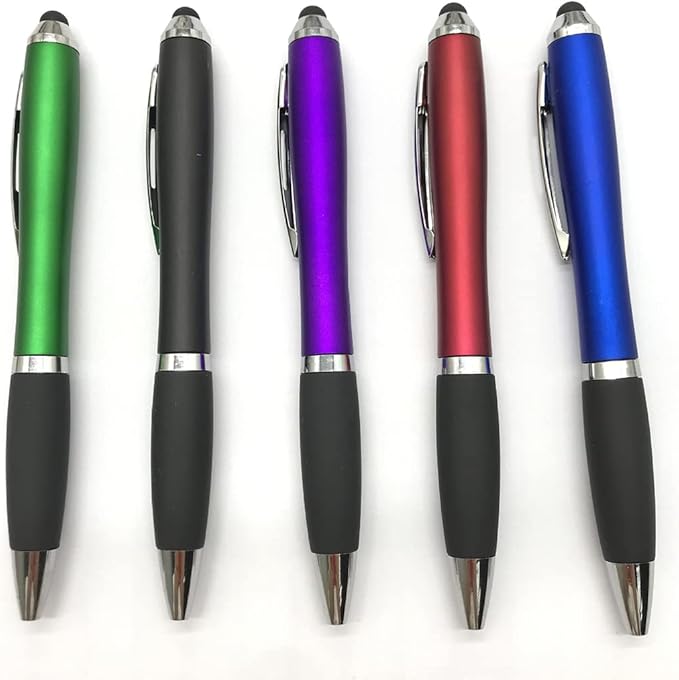 HEYZARDA Personalized Pens with Name Text Icon Logo Engraved for Business Office Custom Ballpoint Pen 50 100 Pcs Optional, Random