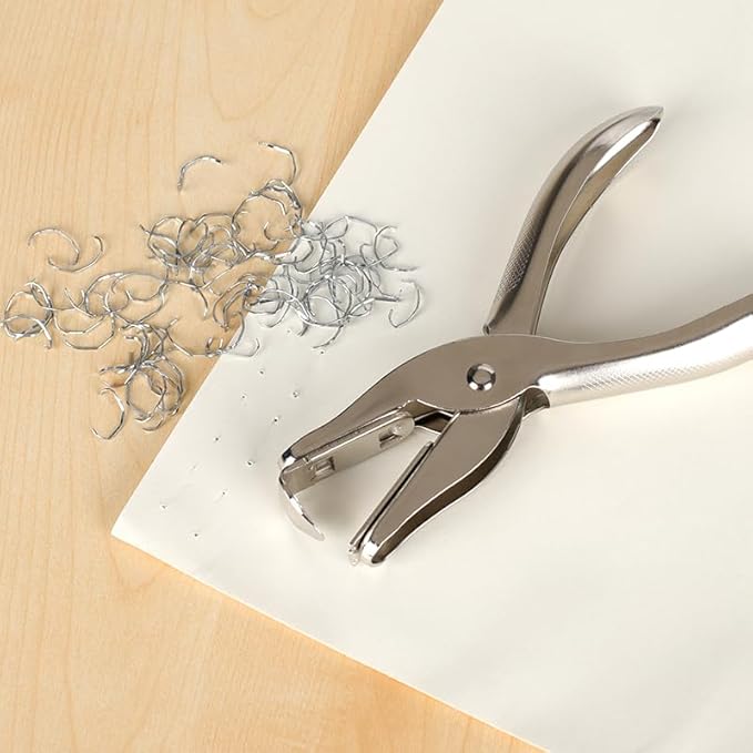 Heavy-Duty Stainless Steel Staple Remover - Long-Lasting, Easy Grip, and Smooth Removal for School Office Home Use