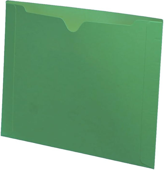11 pt Green Color Jacket, Letter Size, Dental Style (Box of 50)