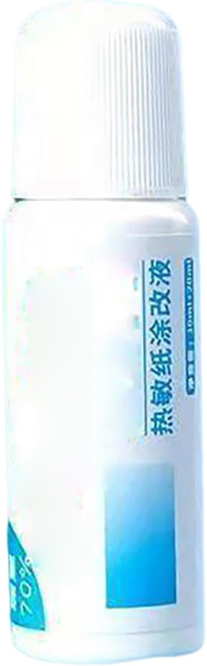 Liquid paper Correction Fluid|Thermal Paper Data Protection Fluid - Anti-Leakage Data Fluid - Roller Stamper Correction Fluid Security Stamp For Theft Protection, Personal Information Black out