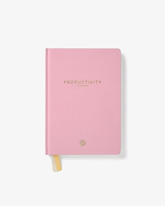 Intelligent Change - 3-Month Productivity Planner, Productivity Tools for Time-Management and Mindfulness, Daily To-Do List, A5 Undated Quarterly Planner (Pink)