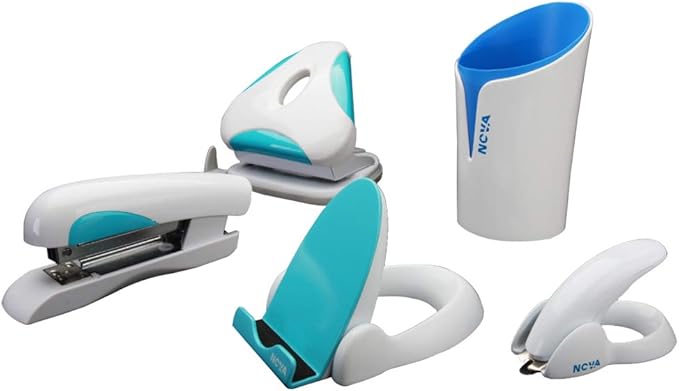NOVA Glacier Effortless Staple Remover Tool, Staple Puller, Ergonomic Mechanism, Magnetic Function, for Office School and Home, Convenient and Functional