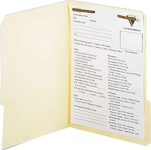Pendaflex Manila Fastener Folders, Legal Size, 2 Fasteners, 1/3 Cut, 50/BX (FM313EE)