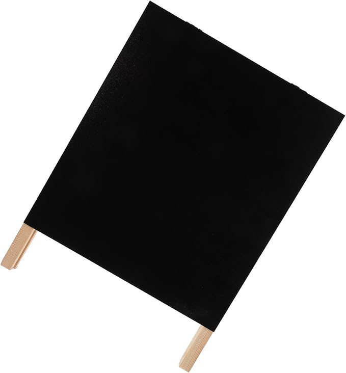 ADOCARN Double-Sided Standing Blackboard Small Chalkboard Message Board for Desk Home Office Commercial Use Reusable Desktop Display Sign