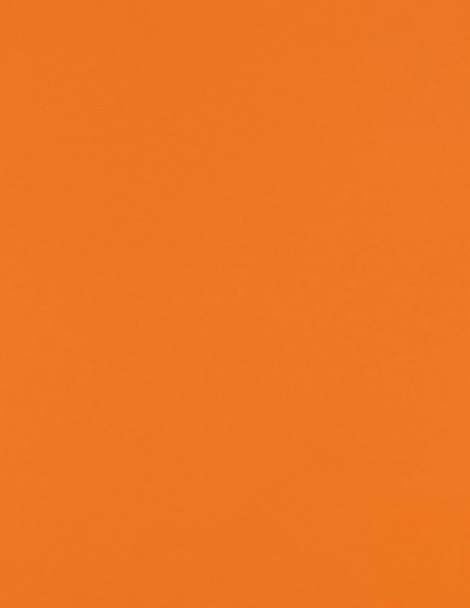 LUXPaper 8.5" x 11" Paper | Letter Size | Mandarin Orange | 80lb. Text | 1,000 Qty