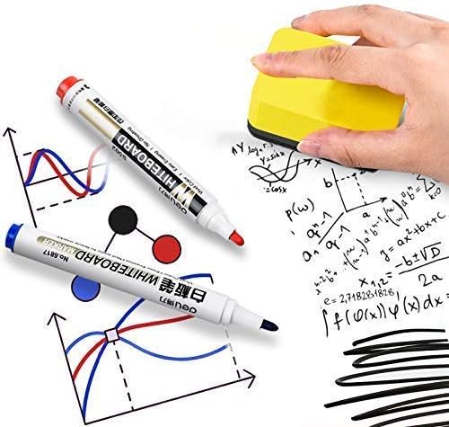 Dry Erase Erasers, 36 Pack Magnetic Whiteboard Eraser Chalkboard Eraser Dry Eraser for Classroom Office and home (Yellow)