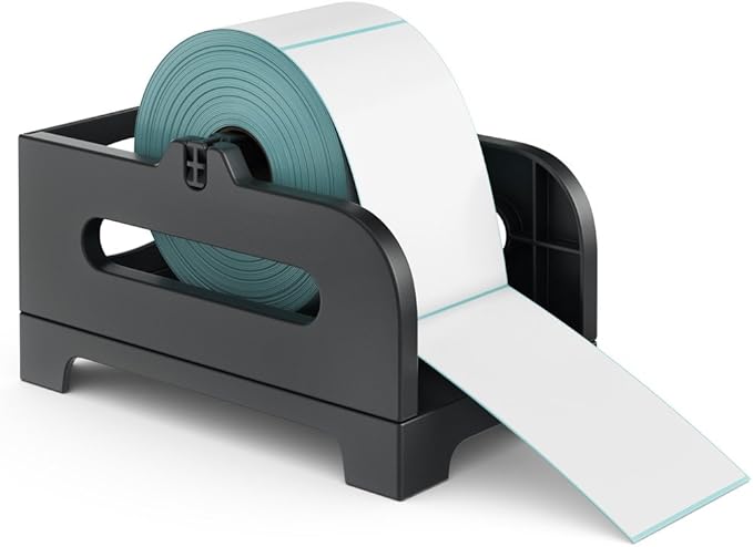 Rollo Thermal Label Holder for Rolls and Fan-Fold Labels - Shipping Label Holder for Thermal Printer