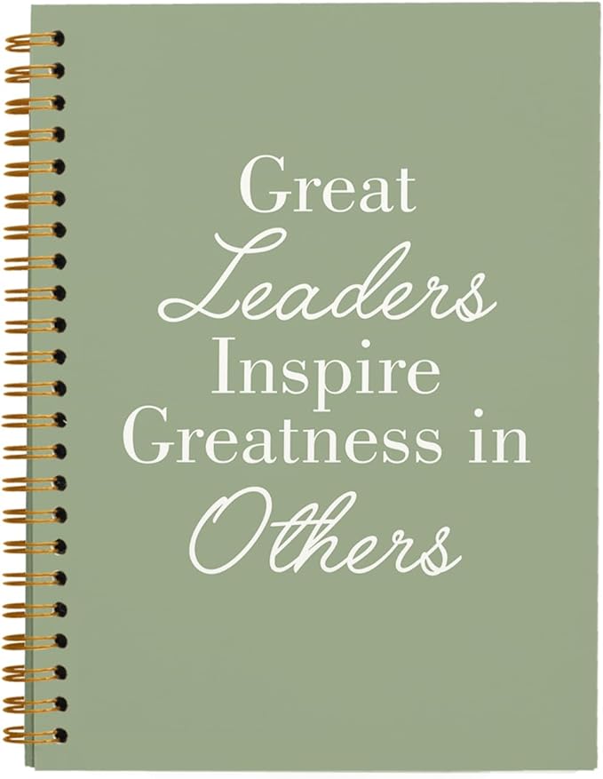 OXW Sage Green Notebooks for Work, Employee Appreciation Gifts, Leadership Gifts Notebook Journal for Writing Meeting Office, Thank You Gifts for Women Men Leader Mentor Boss Manager, 5.5"x8.3"