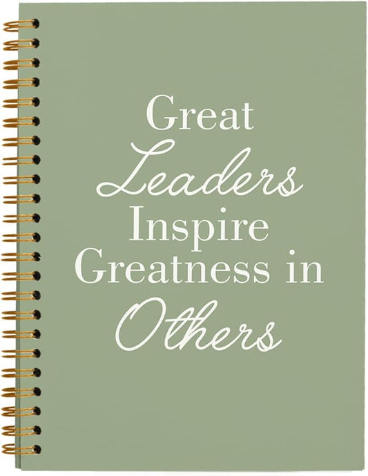 OXW Sage Green Notebooks for Work, Employee Appreciation Gifts, Leadership Gifts Notebook Journal for Writing Meeting Office, Thank You Gifts for Women Men Leader Mentor Boss Manager, 5.5"x8.3"