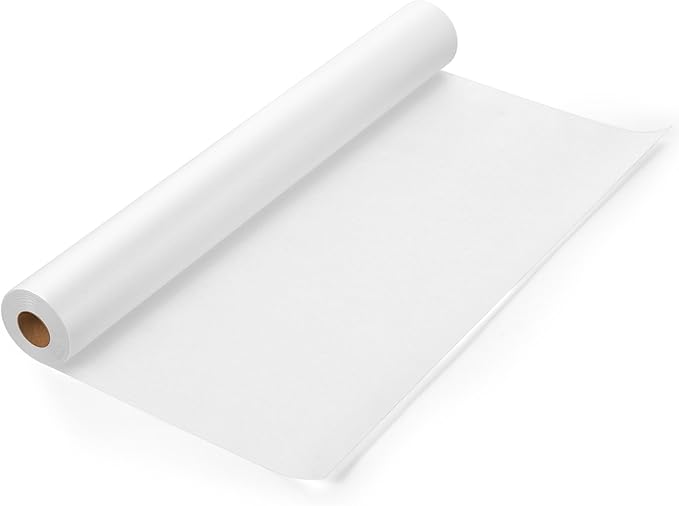 Tracing Paper Roll 17in x 75yd, White Trace Paper Pattern Paper Translucent Tracing Paper for Sewing, Drawing, Sketching, Gift Wrapping