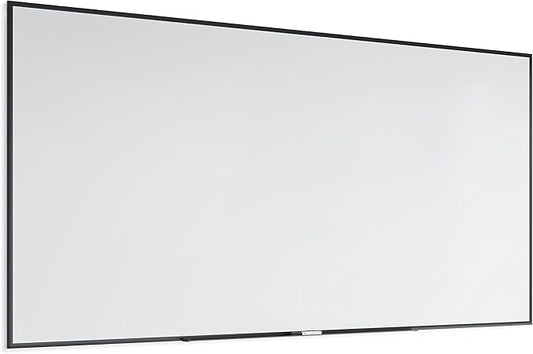 U Brands Magnetic Dry Erase Board White Board, 96" x 48" Inches, Black Aluminum Frame (2898U00-01)