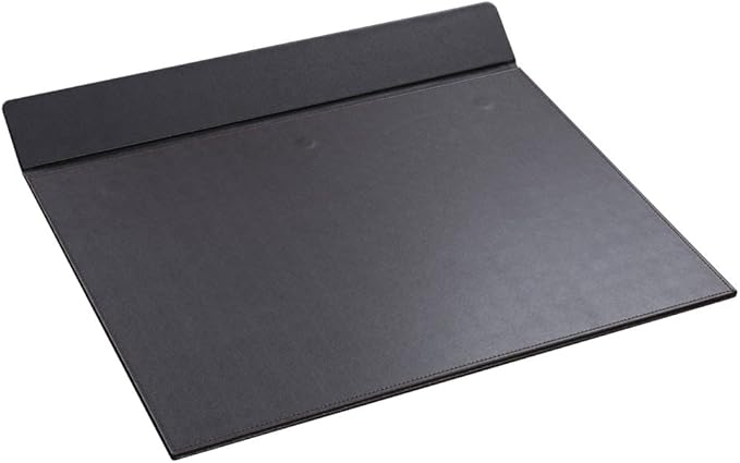 KINGFOM 18''x14'' Large Rectangle A3 Desk Writing & Drawing Desk Pad &Board Table Protector Mat with Paper Clip on Top Brown