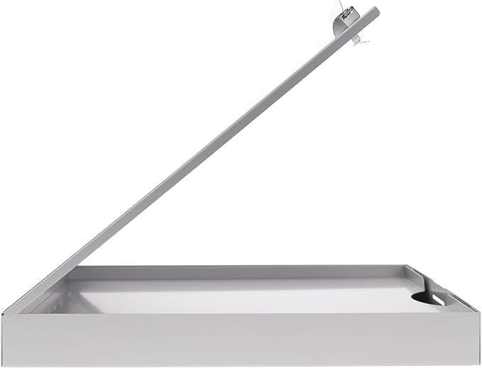 Saunders Metal Clipboard with Storage, Silver Dual Layer Nursing Clipboard Folio, Letter Size Paper Organizer, Steel Clip with Self Locking Latch, Form Holder for Office, School & Work - Made in USA