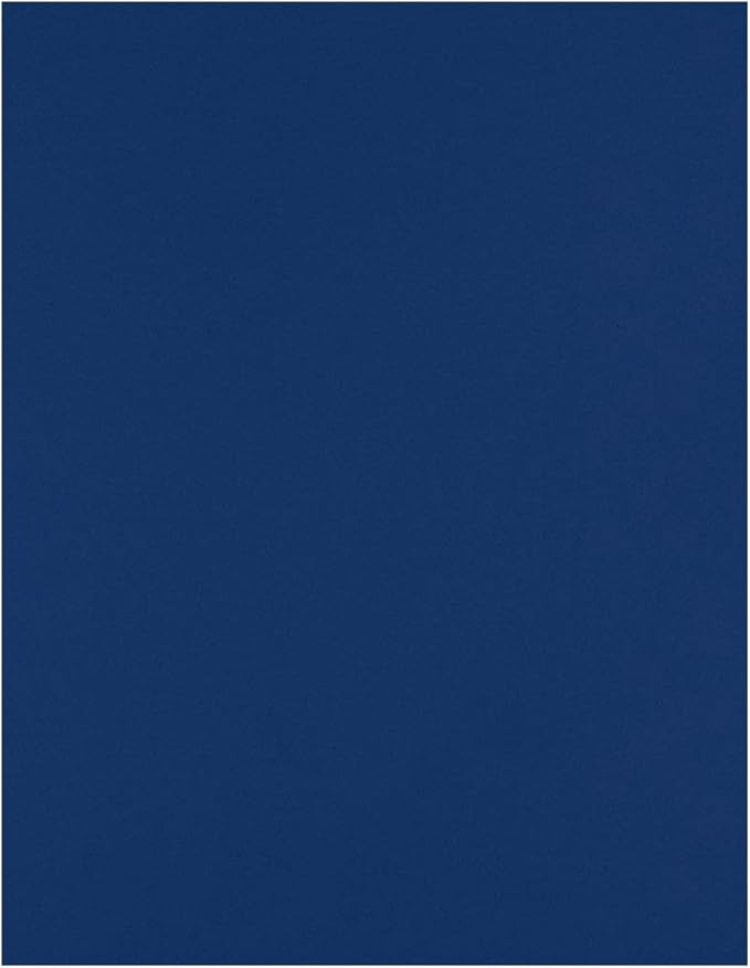 LUXPaper 8.5" x 11" Cardstock | Letter Size | Navy Blue | 100lb. Cover (183lb. Text) | 50 Qty