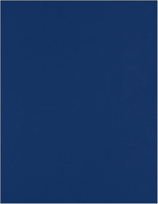 LUXPaper 8.5" x 11" Cardstock | Letter Size | Navy Blue | 100lb. Cover (183lb. Text) | 50 Qty