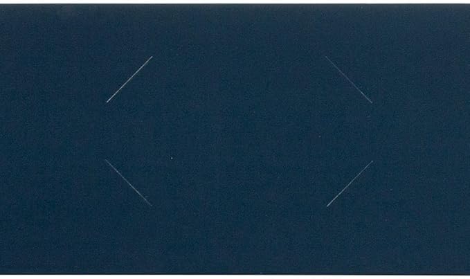 JAM PAPER Laminated Two Pocket Glossy Folders - Navy Blue - 3/Pack