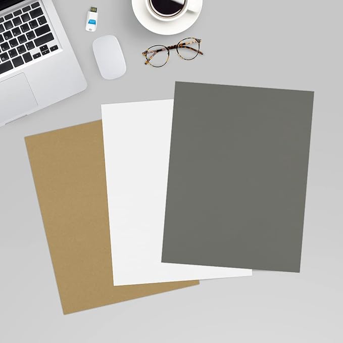LUXPaper 8.5" x 11" Paper | Letter Size | Smoke Gray | 80lb. Text | 1,000 Qty