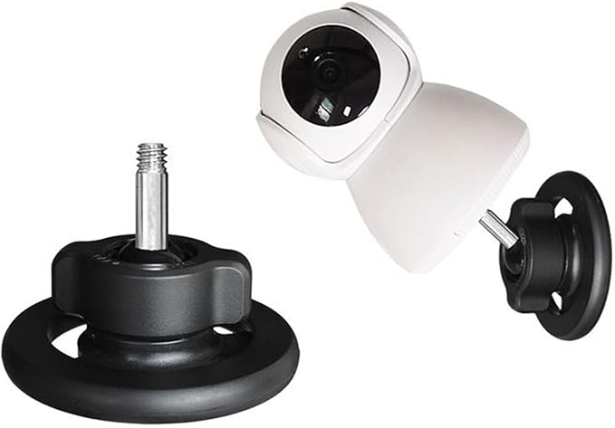 Lonfgrc Magnetic Camera Mount with 360 Degree Rotation Quick Install Webcam Holder Wall Hanging Indoor Camera Bracket Base