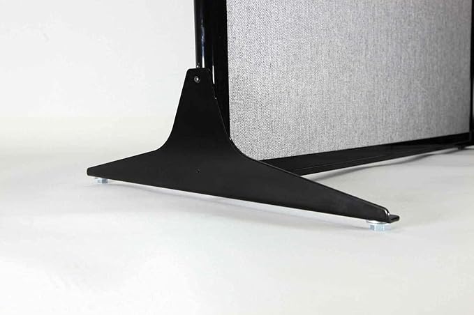 Versare Workstation Partition | Portable Wall Divider | Modern Office Cubicle | Free Standing Privacy Screen | Flexible Work Space | 99" x 70" Mocha Fabric Panels