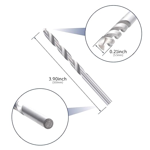 RiaYer 20 Pack 30 Degree Angle Protective Sleeves, Black Cable Railing Corner Protector Sleeve Beveled for 1/8" Wire Rope, T316 Marine Grade Cable Railing Kit with Two Drill Bit for Wood Posts HF039B