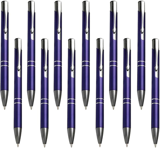 Yucold Customized ballpoint pens in bulk, personalized ballpoint pens with free engraving, for use in companies, enterprises, graduation anniversaries (Purple,39)