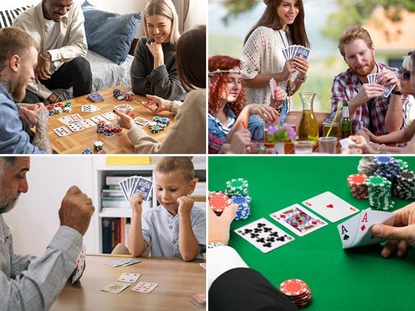 LotFancy Playing Cards Bulk, 144 Decks of Cards - 72 Blue and 72 Red, Poker Size Standard Index, for Blackjack, Euchre, Canasta Card Game, Casino Grade