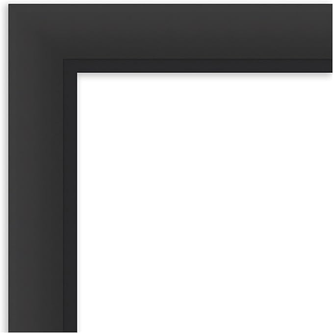 Amanti Art Black Framed Magnetic Board 45x53 Oversize Vision Board for use with Magnets, 100% Metal Sheet to Display Items as Office Decor or for Home Organization in mudroom, Kitchen or Kids Room