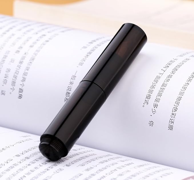 czxwyst Majohn Wancai 2.0 Mini Pocket-Size Eyedropper Fountain Pen (F Nib 0.5mm, Black)