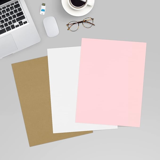 LUXPaper 8.5" x 11" Paper | Letter Size | Candy Pink | 80lb. Text | 50 Qty