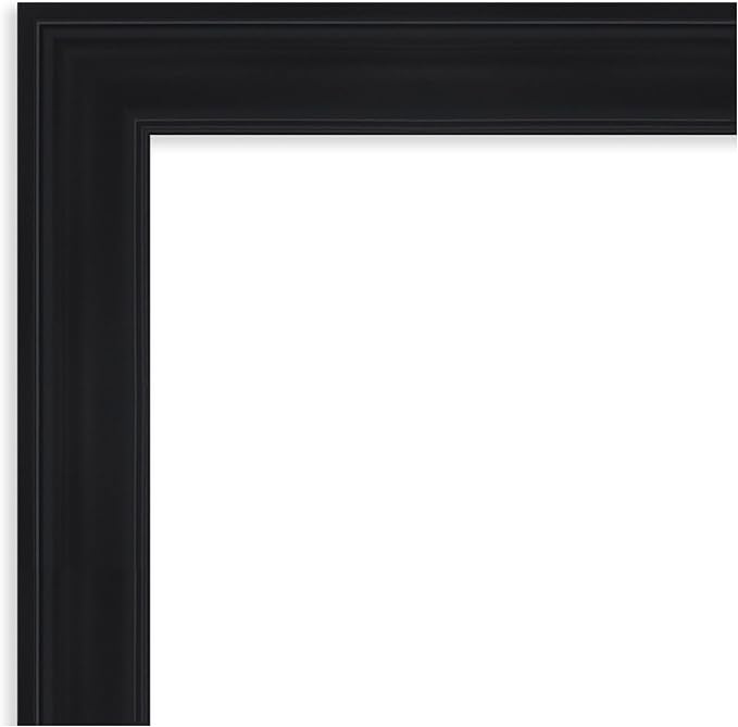 Amanti Art Black Framed Magnetic Board 29x29 Medium Vision Board for use with Magnets, 100% Metal Sheet to Display Items as Office Decor or for Home Organization in mudroom, Kitchen or Kids Room