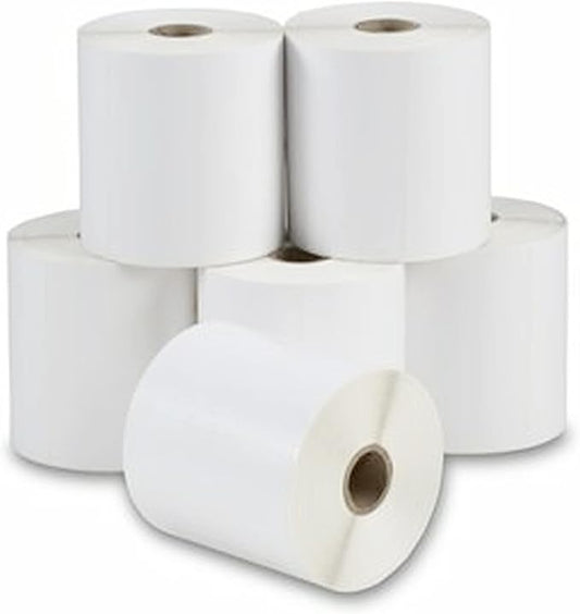 Save On Postage Ink Compatible PB 745-1 Direct Thermal Labels 4" X 6" Shipping Labels Compatible with PB J645, 1E03, 1E23 & 1E26 (6 Rolls)