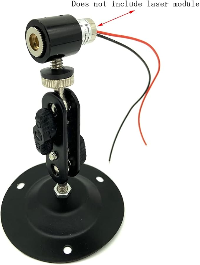 Laser Positioning Bracket Laser Module Fixing Bracket 360-degree Adjustable Positioning Bracket 12mm (12mm-10pack)