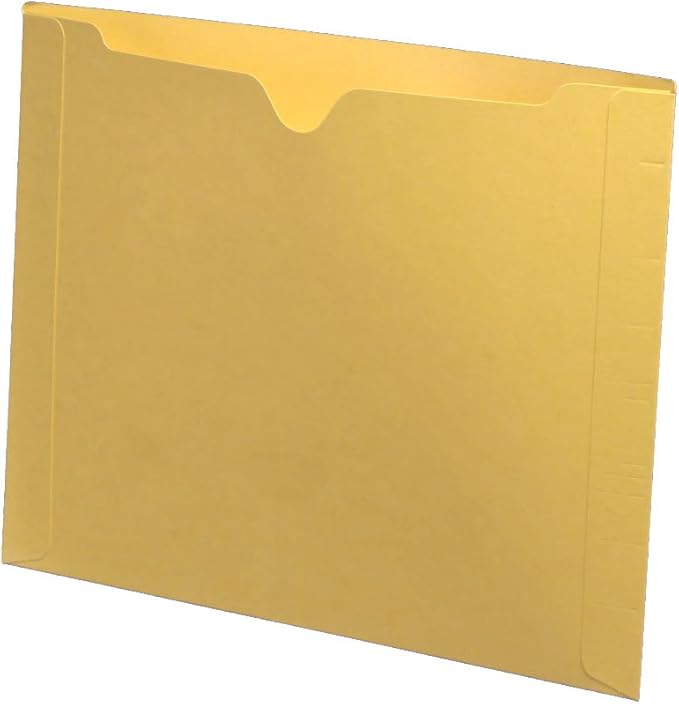 11 pt Yellow Color Jacket, Letter Size, Dental Style (Box of 50)