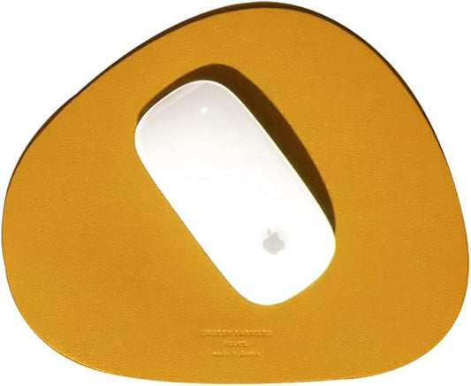 GREEDY FARMERS Mouse pad, Non-Slip Washable Waterproof Computer Mouse pad (Honey Yellow)